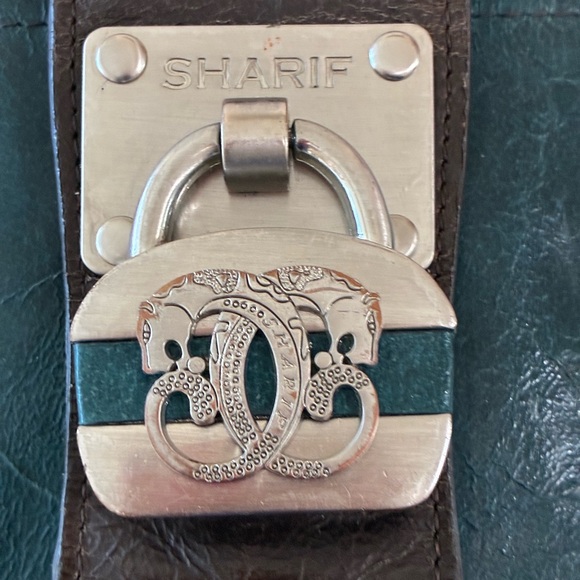 Americana By Sharif Teal &Brown
 Soft Lthr Crossbody /Shoulder
Bag - Picture 11 of 15